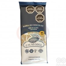 Barra de Chocolate 70% Cacao Libre de Gluten y Sin Leche 60grs|Cacao Soul Barra de Chocolate 70% Cacao Libre de Gluten y Sin Leche 60grs|Cacao Soul
